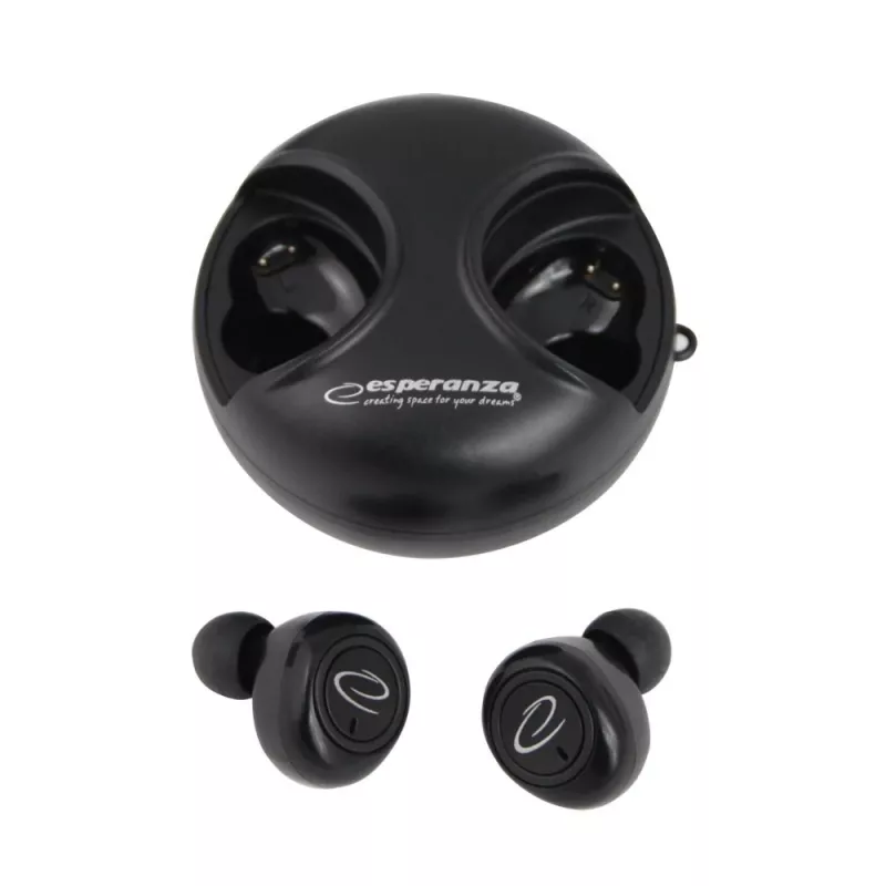 Esperanza EH228K austiņas/headset bezvadu ievietojamās zvaniem/mūzikai Micro-USB Bluetooth melnas