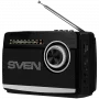 Skaļrunis SVEN SRP-535, melns (3W, FM/AM/SW, USB, microSD, lukturītis, akumulators)