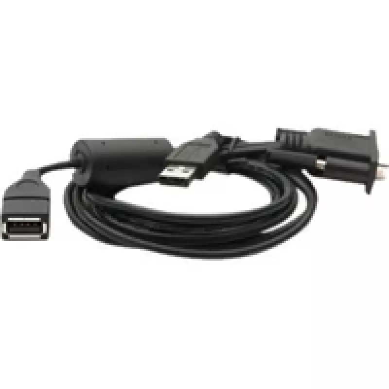 VM SĒRIJAS USB Y KABELIS - USB/USB1 PORTS UZ USB A TIPA SPRAUDNI 6 PĒDAS (1,8 m) RESORDEKLIS UN USB A TIPA LIGZDA 0,5 PĒDAS (0,15 m) KLIENTS