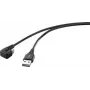Renkforce USB 2.0, Telefon (analog) savienojuma kabelis [1x USB 2.0 spraudnis A - 1x USB 2.0 spraudnis C] 1.00 m melns (RF-4609276)