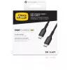 Otter Products OtterBox - USB kabelis - 24 kontaktu USB-C (vīr.) uz 24 kontaktu USB-C (vīr.) - USB 2.0 - 3 A - 2,0 m - melns (78-81357)