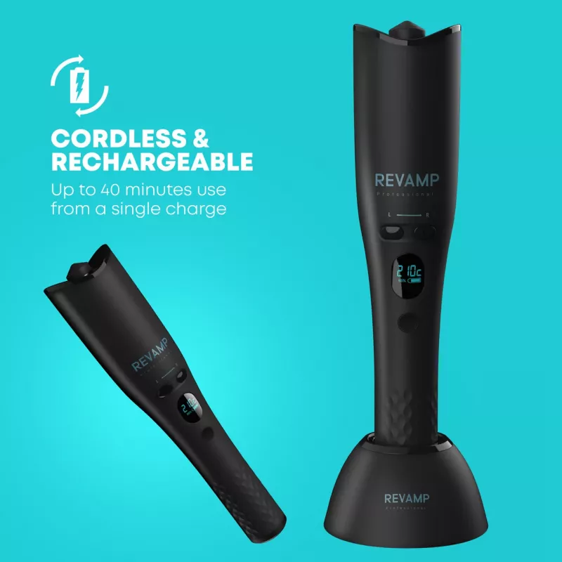 Revamp CL-2750-EU2 iGEN Cordless Progloss Hollywood Curl Automātiskais rotējošais lokšķēres