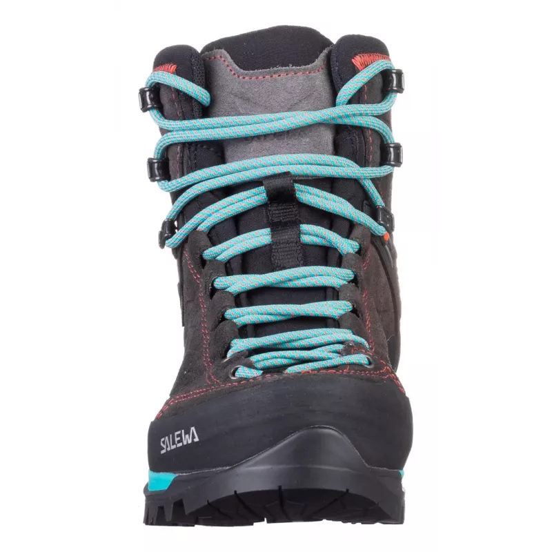 Salewa MTN Trainer Mid GTX Sievietēm Pieaugušajiem Melns Zils Āda Zamšāda Vibram WTC