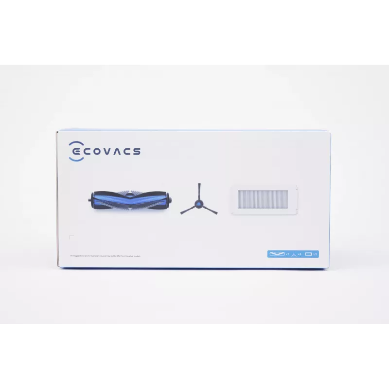 Rezerves birstīšu un filtru komplekts Ecovacs N30 PRO Omni — standarta servisa komplekts sānu/galvenajām birstītēm un gaisa filtriem