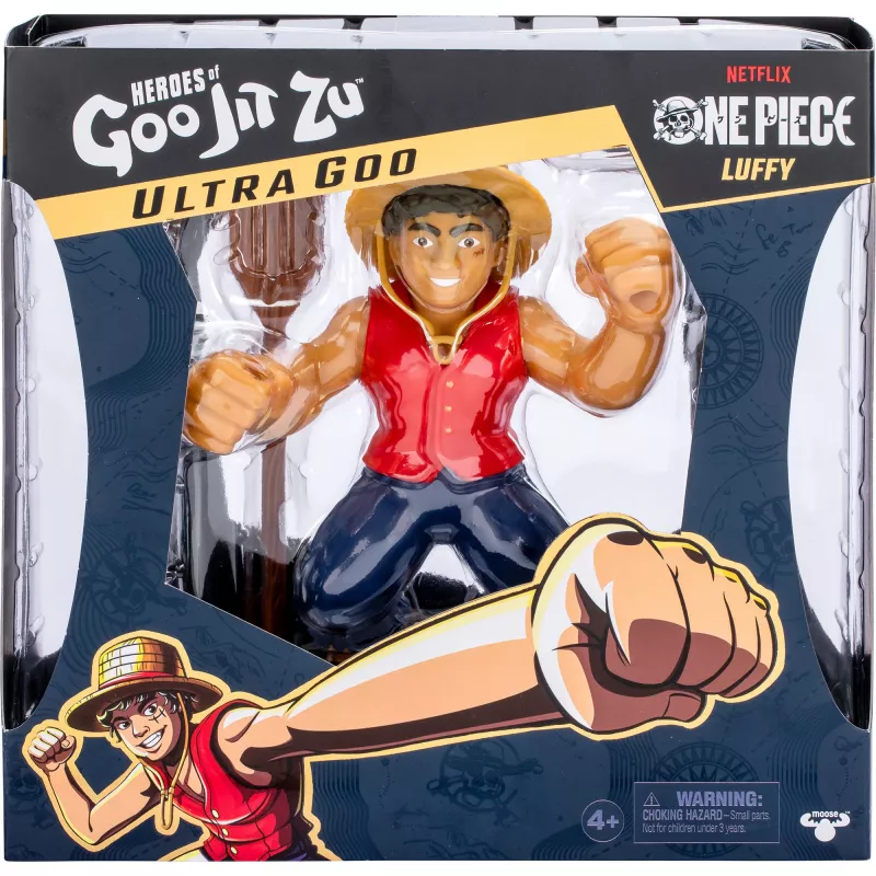 Heroes of Goo Jit to - Ultra Goo Heldenpack Luffy, Play Figurine