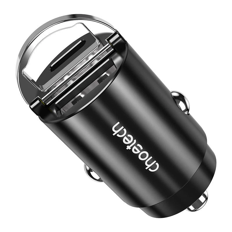 USB-C/USB-A lādētājs CHOETECH TC0006 30W — QC3.0 un PD3.0 atbalsts