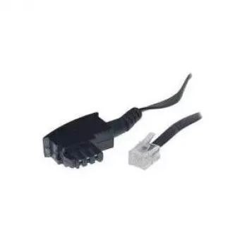 S/CONN 6m TAE F - RJ11 Melns ShiverPeaks