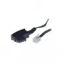 S/CONN 6m TAE F - RJ11 Melns ShiverPeaks