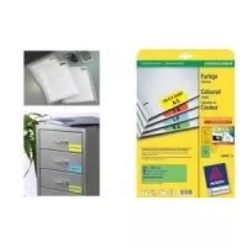 Pašlīmējoša etiķete Avery L6034-20 sarkana