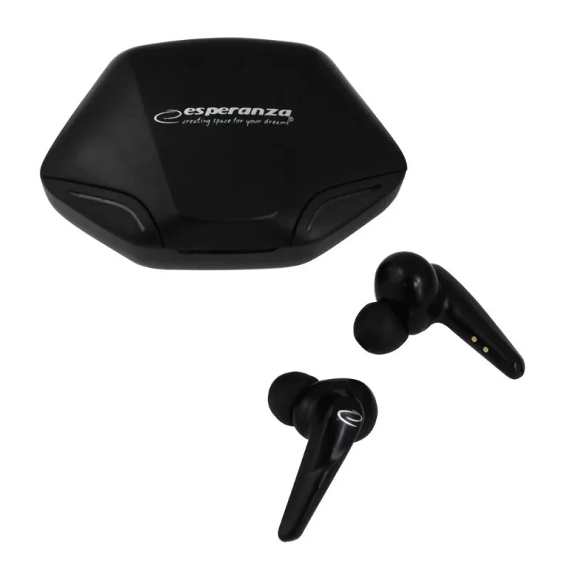 Esperanza EH231K austiņas/headset Bezvadu Ievietojamās Zvani/Mūzika Micro-USB Bluetooth Melns