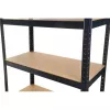 Topeshop Uzglabāšanas plaukts P9040 dārza instrumentu plaukts, brīvi stāvošs, cinkots tērauds, MDF