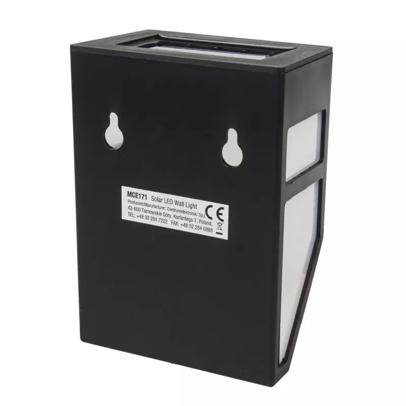 Saules dārza lampa MACLEAN MCE171 komplekts 2 gab. LED ar saules enerģiju darbināmas āra gaismas