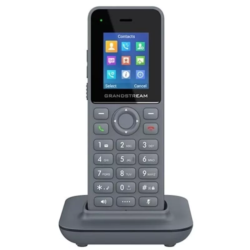 Grandstream Networks WP816 IP tālrunis antracīta krāsā 2 līniju LCD Wi-Fi