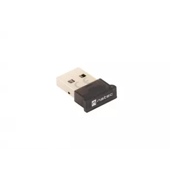 BLE bāka NATEC NBD-2003 USB Bluetooth 5.0 adapteris — melns, 20 m diapazons, USB A tipa