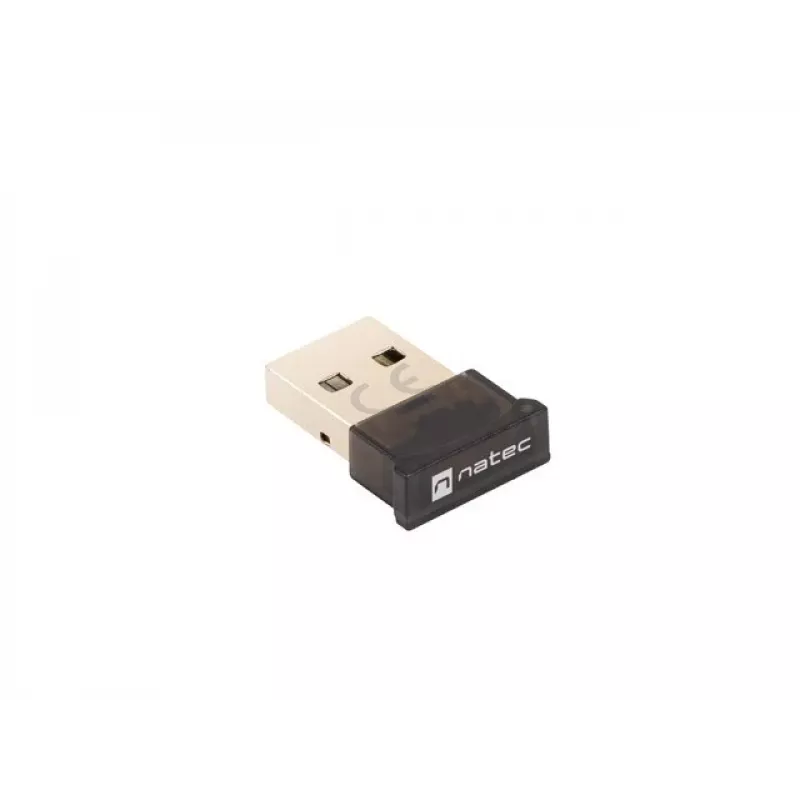 BLE bāka NATEC NBD-2003 USB Bluetooth 5.0 adapteris — melns, 20 m diapazons, USB A tipa