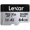 MicroSD karte Lexar 64GB UHS-I Class 3 SILVER PLUS