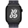 Siksna Apple 46mm melna/zila Nike Sport Loop viedpulkstenim