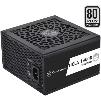 SST-HA1300R-PM 1300W, datora barošanas bloks melns, 9x PCIe, kabeļu pārvaldība, 1300 W