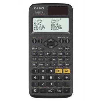 CASIO FX-85CEX zinātniskais kalkulators, birojam, skolai, 379 funkcijas, 77x166 mm, melns