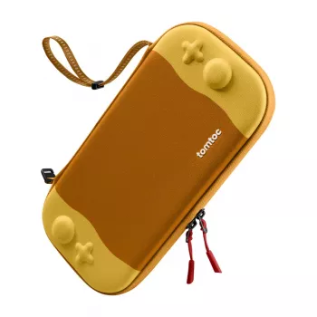 Plāns aizsargmaciņš Tomtoc FancyCase-G05 priekš Nintendo Switch 2, dzeltens