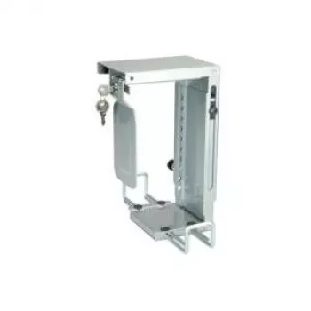 Zem galda stiprināms CPU turētājs ROLINE Mini PC Holder, aizslēdzams