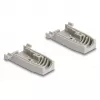 Kabeļa aizsargapvalks DELOCK D-Sub plastmasas korpuss 9 kontaktu spraudnim/ligzdai ar gumijas blīvēm, pelēks, 31.2×47.9×16.6 mm