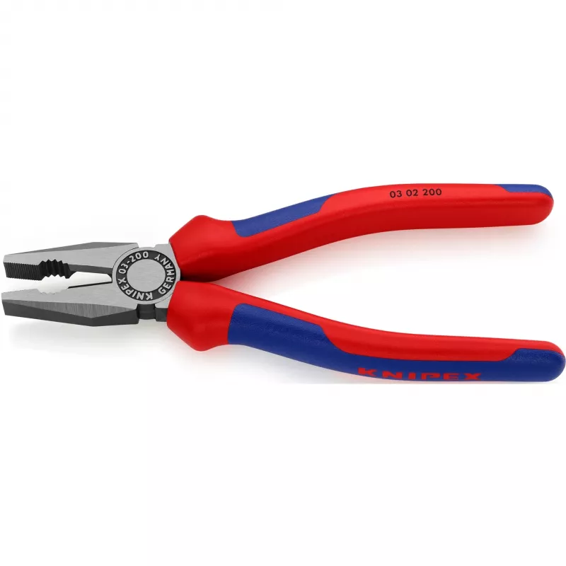 Knipex universālās knaibles, 2-komponentu rokturi, 200mm