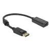 Adapter DisplayPort 1.2 vīriešu uz HDMI sieviešu 4K DeLOCK 63559