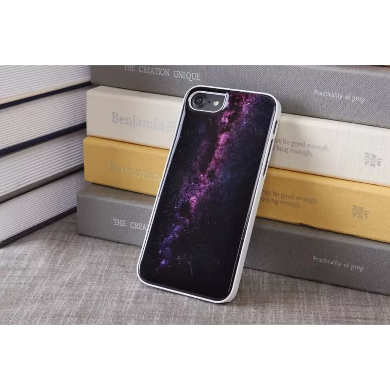 Aizsardzības vāciņš tālrunim iKins Apple iPhone 8/7 — Milky Way balts