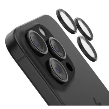 Rūdīta stikla kameras lēcas aizsargs Belkin iPhone 15 Pro / 15 Pro Max OVA180HQBK