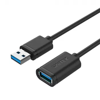 UNITEK Y-C459GBK USB kabelis USB 3.2 Gen 1 (3.1 Gen 1) 2 m USB A Melns