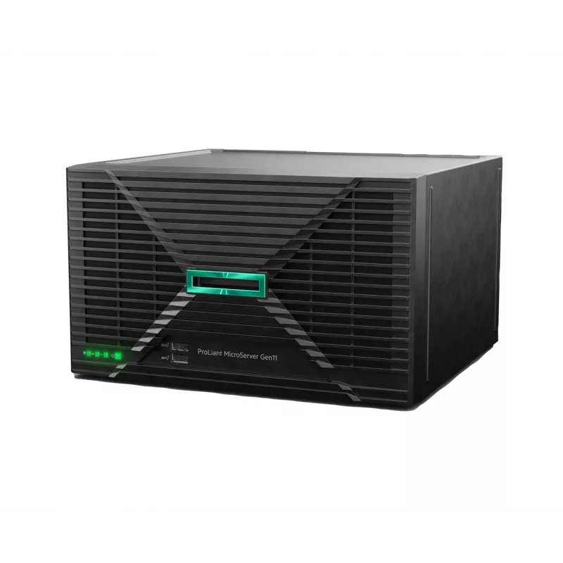 HPE ProLiant MicroServer Gen11 G7400 2-kodolu VROC 4LFF-NHP 180W ārējais barošanas bloks skaitļošanas moduļa serveris