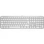 Logitech Master Series MX Keys S for Mac - tastatūra - pilna izmēra - fona apgaismojums - bezvadu - Bluetooth LE - AZERTY - franču - gaiši pelēka (920-011626)