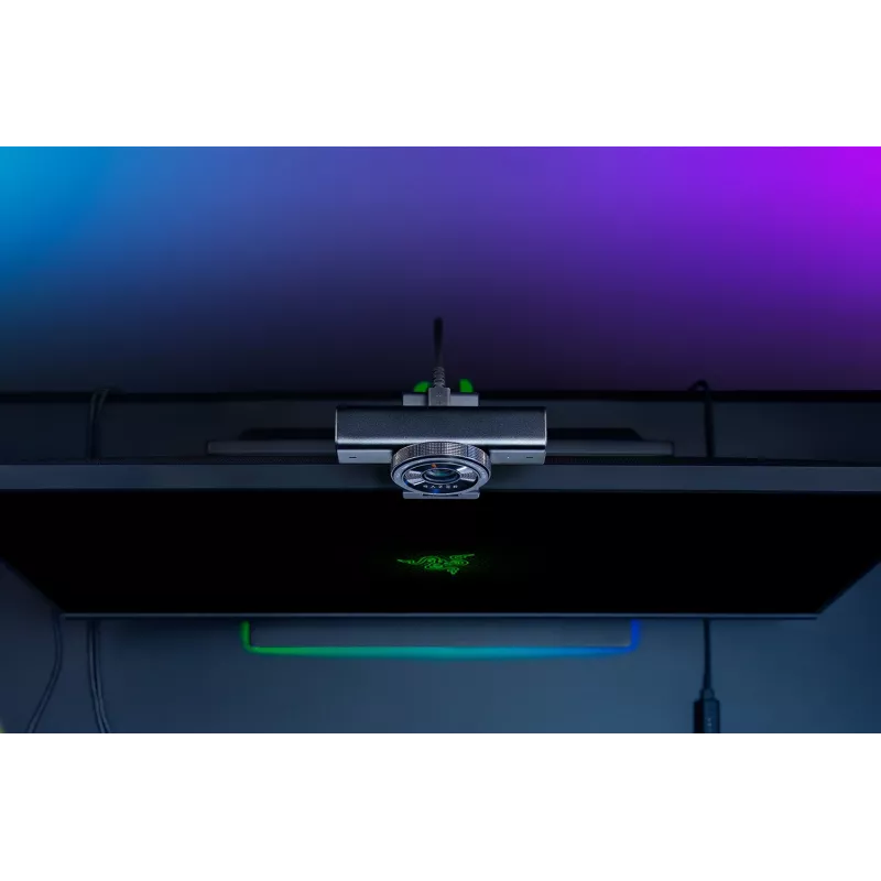 Razer | Tīmekļkamera | Kiyo V2 | MJPEG līdz 4K 30 FPS, 1080p 60 FPS, YUY2 līdz 4K 15 FPS, 1080p 60 FPS, NV12 līdz 4K 20 FPS, 1080p 60 FPS
