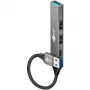 Goobay Slim 4-Port USB-Hub, USB-A uz USB-C™/USB-A, USB 3.2 (74458)