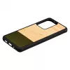 Tālruņa maciņš man and wood Galaxy S20 Ultra bambusa melns — aizsargājošs aizmugures vāciņš, dabīga bambusa ielaidums