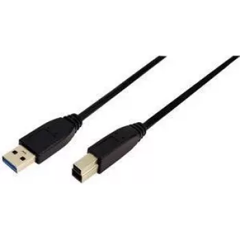 Logilink - USB kabelis - 9 kontaktu USB Type A (M) - 9 kontaktu USB Type B (M) - 1 m (USB 3.0) (CU0023)