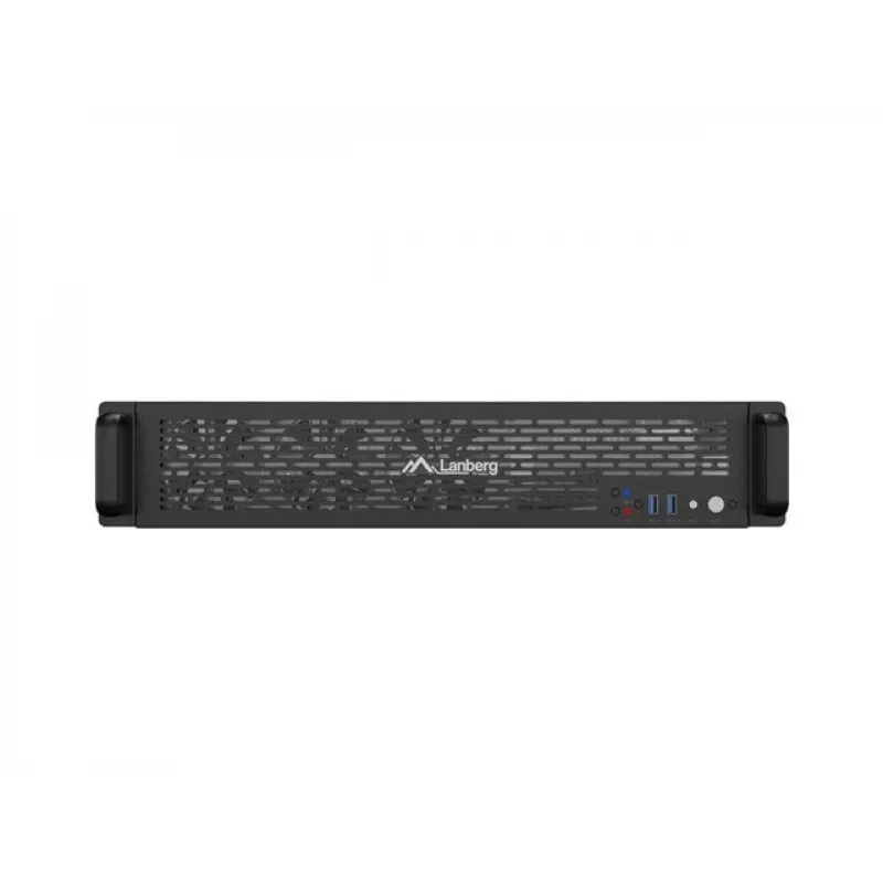 Plaukta korpuss Lanberg SC01-5202-12B 2U Melns 3 ventilatori HDD+SSD