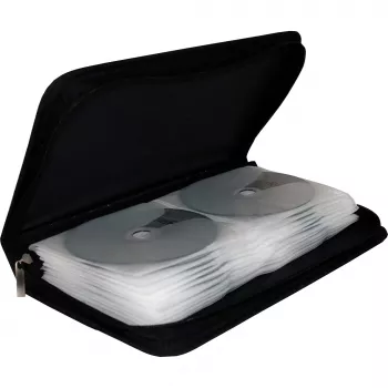CD-maciņš MediaRange 48 CD/DVD diskiem, melns, mazumtirdzniecības iepakojumā (BOX51)