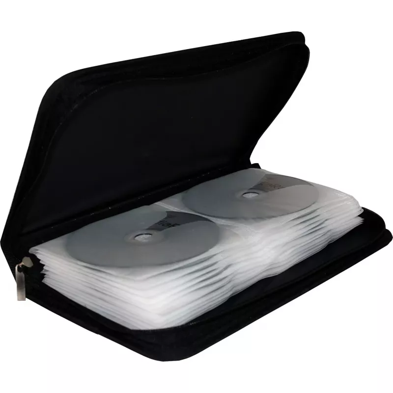 CD-maciņš MediaRange 48 CD/DVD diskiem, melns, mazumtirdzniecības iepakojumā (BOX51)