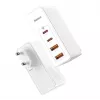 Travel Charger Baseus GaN2 Pro Quick 2x USB + 2x USB-C, 100W, EU (Balts)