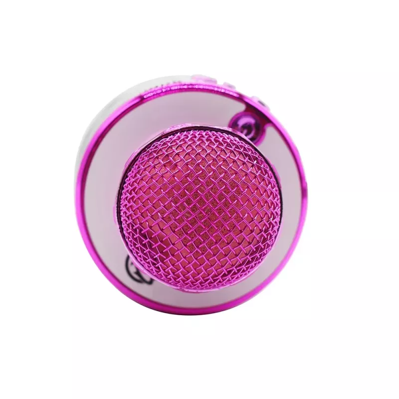 Mikrofons MANTA MIC11-PK Rozā — vadu 3,5 mm ligzda, viegls rokas mikrofons