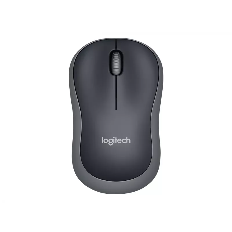 Logitech M185 bezvadu optiskā pele Ambidextrous Grey 910-002238