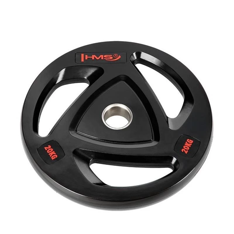 HMS Fitness TOX20 1 gab. Olimpiskais gumijas pārklājuma svara disks