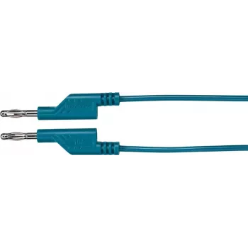 Testa vads Voltcraft MS5/BL, 4 mm banānu spraudnis, 5,00 m, zils