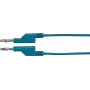 Testa vads Voltcraft MS5/BL, 4 mm banānu spraudnis, 5,00 m, zils