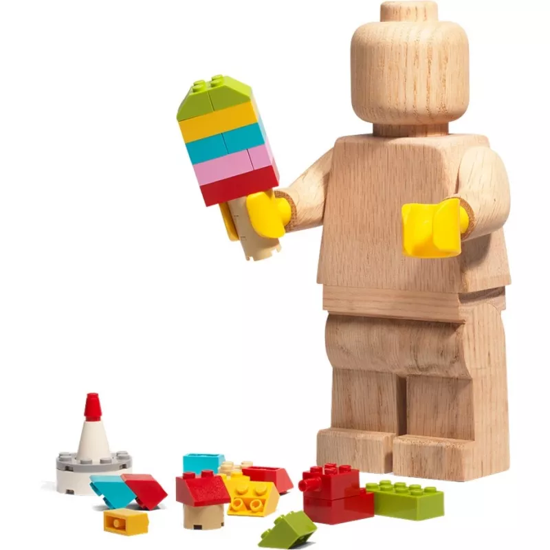 LEGO koka minifigūra, dekorācija no koka