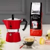 Bialetti Moka Express Moka katliņš sarkans