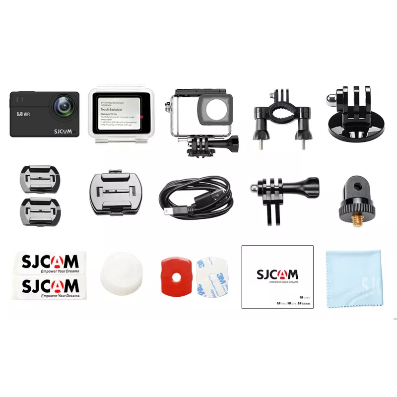 Darbības kamera SJCam SJ8 AIR — 4K 30 kadri/s, ūdensizturīga
