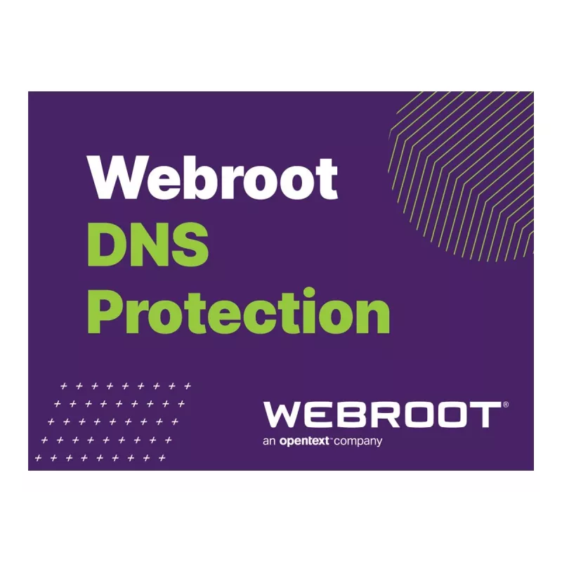 Webroot | DNS aizsardzība ar GSM konsoli | 2 gads(i) | Licences daudzums 10-99 lietotājs(i)